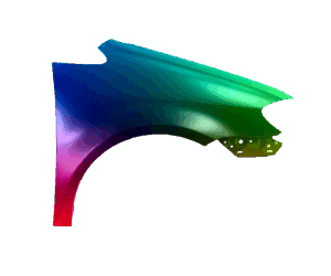 Kotflügel Rechts Für Vw Touran 1T 06-10 Lackiert In Wunschfarbe Neu VxLine