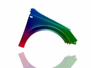 Kotflügel Rechts Für Opel Astra H 03-12 Lackiert In Wunschfarbe VxLine