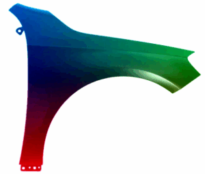 Kotflügel Rechts Für Mercedes A-Klasse W176 12-18 Lackiert In Wunschfarbe VxLine