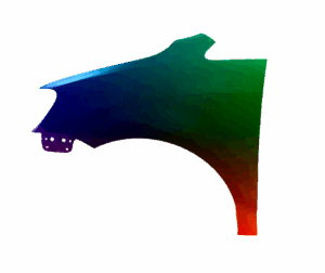 Kotflügel Links Für VW Caddy 10-15 Lackiert In Wunschfarbe Neu VxLine
