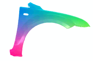 Kotflügel Links Für Ford Focus MK2 2004-2008 Polar Silber Met. Neu. VxLine