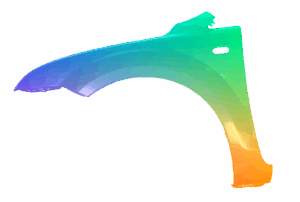 Kotflügel Links Für Ford Focus MK2 04-08 Lackiert In Wunschfarbe VxLine