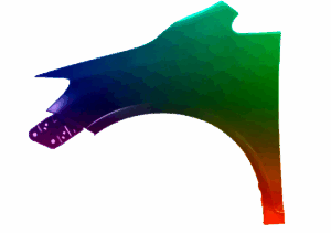 Kotflügel Links Für VW GOLF PLUS 2005-2013 Lackiert In LC9XVxLine