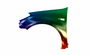 Kotflügel Links Für Dacia Sandero 2008-2012 Lackiert In Wunschfarbe Leiste VxLine