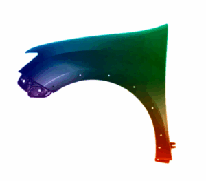 Kotflügel Links Für Dacia Sandero 2012-2021 Stepway Lackiert In Wunschfarbe VxLine