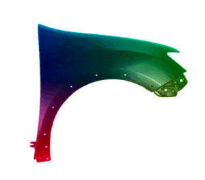 Kotflügel Rechts Für Dacia Sandero 2012-2021 Stepway Lackiert In Wunschfarbe VxLine