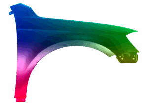 Kotflügel Rechts Für VW Passat B7 10-15 Lackiert In Wunschfarbe VxLine