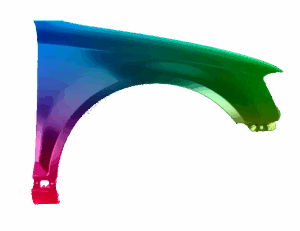 Kotflügel Rechts Für AUDI A3 8P 08-12 Lackiert In Wunschfarbe VxLine