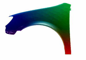 Kotflügel Links für VW GOLF VI 08-16 Lackiert In Wunschfarbe VxLine