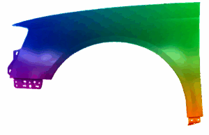 Kotflügel Links für VW PASSAT B6 05-10 Lackiert In Wunschfarbe VxLine