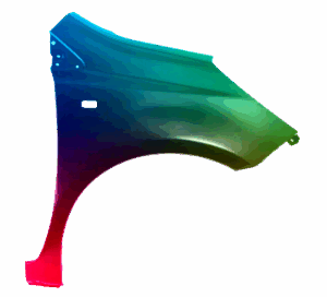 Kotfügel Rechts Für NISSAN NOTE E11 05-09 Lackiert In Wunschfarbe VxLine