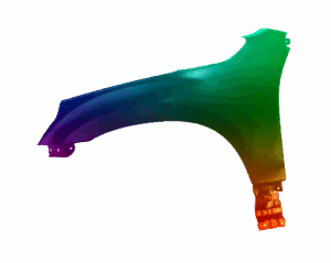 Kotflügel Links Für SUZUKI Grand Vitara 06-14 Lackiert In Wunschfarbe VxLine