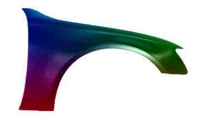 Kotflügel Rechts Für AUDI A4 B8 2007-2011 Lackiert In LZ3F Neu VxLine