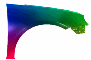 Kotflügel Rechts Für VW Eos 2006-2015 Lackiert in Wunschfarbe Neu VxLine