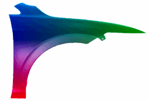 Kotflügel Rechts FÜR VW GOLF VIII Lackiert In Wunschfarbe Ab 2019 VxLine