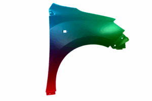 Kotflügel Rechts Für Dacia Dokker Ab 2012- Lackiert In Wunschfarbe VxLine