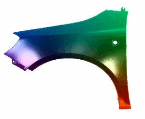 Kotflügel Links Für Skoda Fabia 5J 07-15 Lackiert In Wunschfarbe VxLine