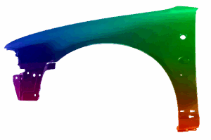 Kotflügel Links Für Audi A4 B5 1994-1996 Lackiert In Wunschfarbe Neu VxLine