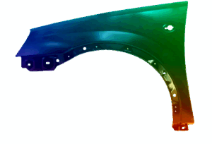 Kotflügel Links Für Opel Corsa Combo C 00-10 Lackiert In Wunschfarbe VxLine