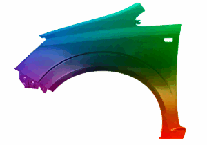 Kotflügel Links Für Opel Zafira B 05-11 Lackiert In Wunschfarbe VxLine