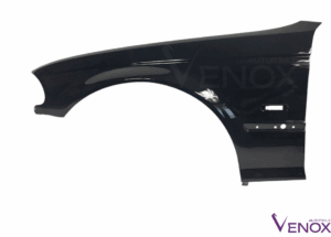 Kotflügel Links Für BMW E46 98-01 Lackiert In 668 GLANZSCHWARZ Neu VxLine