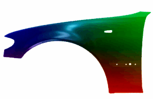 Kotflügel Links Für BMW E46 01-05 Lackiert In Wunschfarbe Neu VxLine