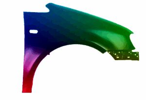 Kotflügel Rechts Für VW CADDY 04-10 Lackiert In Wunschfarbe Neu VxLine