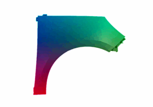 Kotflügel Rechts Für Renault Scenic III 2012-2016 Lackiert In Wunschfarbe Neu VxLine