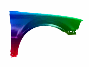 Kotflügel Rechts Für VW Passat B5 03-05 Lackiert In Wunschfarbe VxLine
