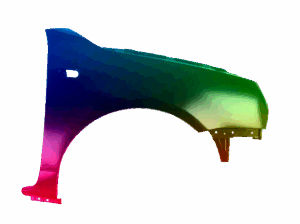 Kotflügel Rechts Für VW Lupo 98-05 Lackiert In Wunschfarbe VxLine