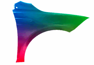 Kotflügel Rechts Für VW Polo AW Ab 2017 Lackiert In Wunschfarbe VxLine