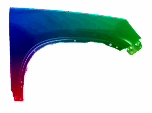 Kotflügel Rechts Für VW Tiguan 5N 07-16 Lackiert In Wunschfarbe VxLine