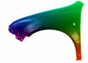 Kotflügel Links Für Skoda Fabia 6Y 00-07 Lackiert In 1026 LF9E Neu VxLine