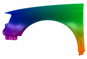 Kotflügel Links Für VW PASSAT B6 2005-2010 Lackiert In LC6S Neu VxLine