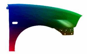 Kotflügel Rechts Für SEAT IBIZA CORDOBA III 6L 02-08 Lackiert In Wunschfarbe VxLine