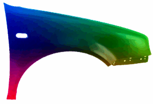 Kotflügel Rechts für VW GOLF IV 97-06 Lackiert In Wunschfarbe VxLine