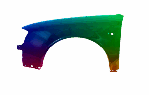 Kotflügel Links Für Audi A6 C5 97-04 Lackiert In Wunschfarbe