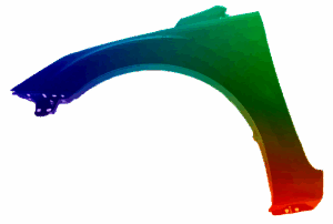 Kotflügel Links Für Ford Focus MK2 08-12 Lackiert In Wunschfarbe VxLine