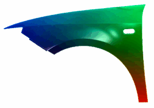 Kotflügel Links Für Seat Ibiza 6J 09-17 Lackiert In Wunschfarbe VxLine