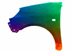 Kotflügel Links Für KIA PICANTO 2008-2011 Lackiert In Wunschfarbe VxLine
