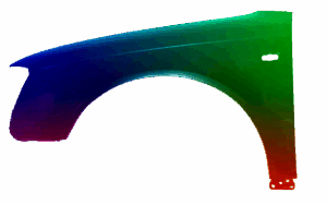KOTFLÜGEL Rechts Für AUDI A4 B7 2004-2008 Lackiert In LZ5J Neu VxLine