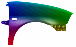 KOTFLÜGEL Rechts Für SEAT IBIZA CORDOBA III 6L 02-08 Lackiert Neu VxLine