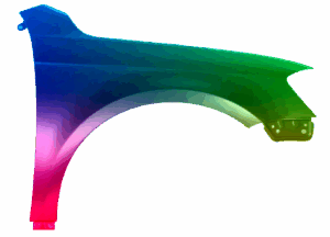 KOTFLÜGEL Rechts Für VW PASSAT B7 10-15 Lackiert In Wunschfarbe VxLine