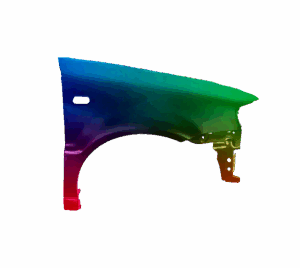 Kotflügel Rechts Für VW Polo 6N2 99-01 Lackiert In Wunschfarbe VxLine