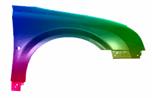 KOTFLÜGEL Rechts Für Opel Vectra C Signum 01-05 Lackiert In Wunschfarbe VxLine
