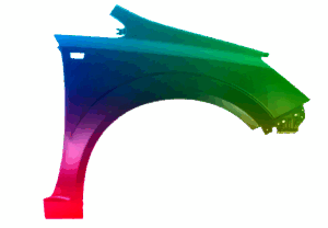 Kotflügel RICHTS Für Opel Zafira B 05-11 Lackiert In Wunschfarbe VxLine