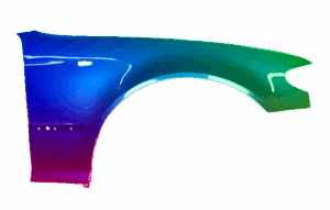 KOTFLÜGEL Rechts Für BMW E46 01-05 Lackiert In Wunschfarbe Neu VxLine