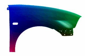 KOTFLÜGEL Rechts Für Seat Ibiza Cordoba 02-09 Lackiert Wunschfarbe VxLine