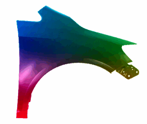 Kotflügel Rechts Für VW GOLF PLUS 05-14 In Wunschfarbe LackiertVxLine