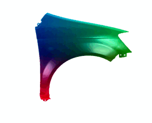Kotflügel Rechts Für Hyundai Getz 2002-2005 Lackiert In Wunschfarbe VxLine